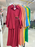 Casual Collar Down Wide Sleeves Shirt With Pants